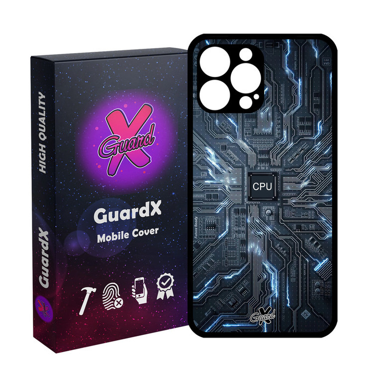 کاور گارد ایکس طرح CPU مدل Glass10504 مناسب برای گوشی موبایل اپل iPhone 13 Pro Max