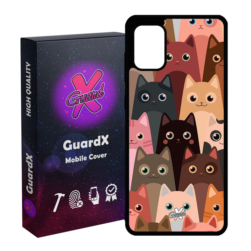 کاور گارد ایکس طرح Cat مدل Glass10067 مناسب برای گوشی موبایل سامسونگ Galaxy A31
