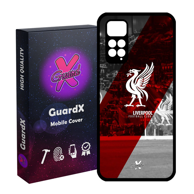 کاور گارد ایکس طرح Liverpool مدل Glass10045 مناسب برای گوشی موبایل شیائومی Redmi Note 11S/ Note 11 4G