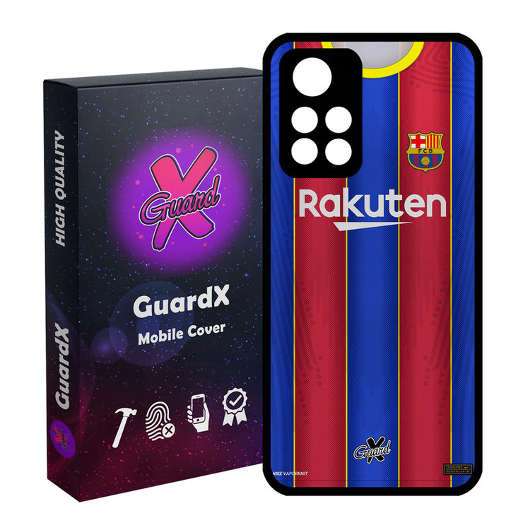 کاور گارد ایکس طرح بارسلونا مدل Glass10228 مناسب برای گوشی موبایل شیائومی Poco M4 Pro 5G/Redmi Note 11T 5G/Redmi Note 11S 5G