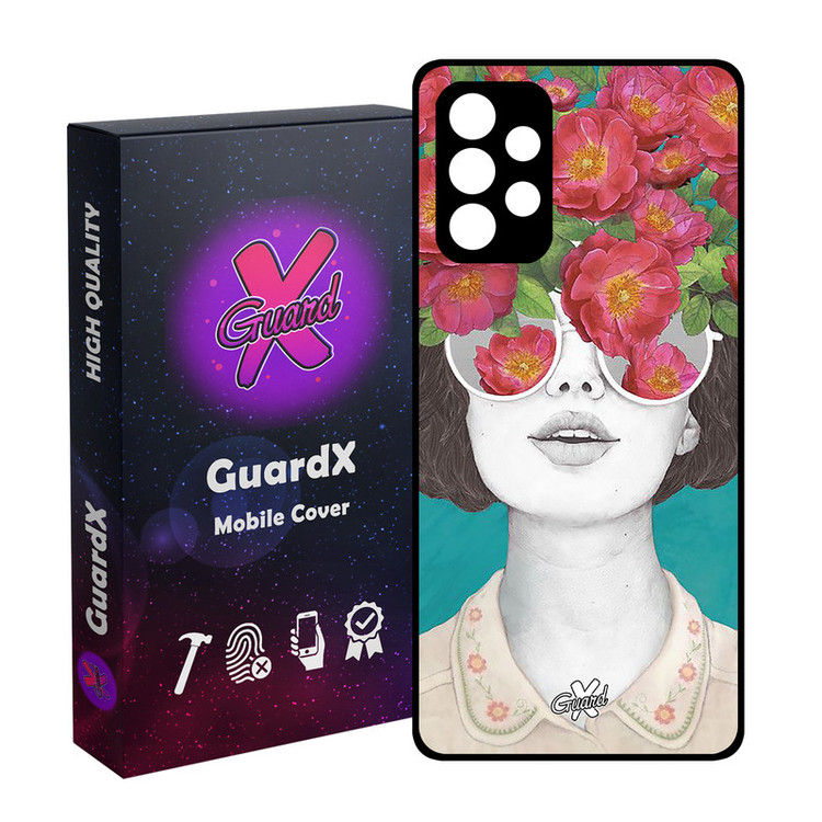 کاور گارد ایکس طرح Girl مدل Glass10148 مناسب برای گوشی موبایل سامسونگ Galaxy A33 5G