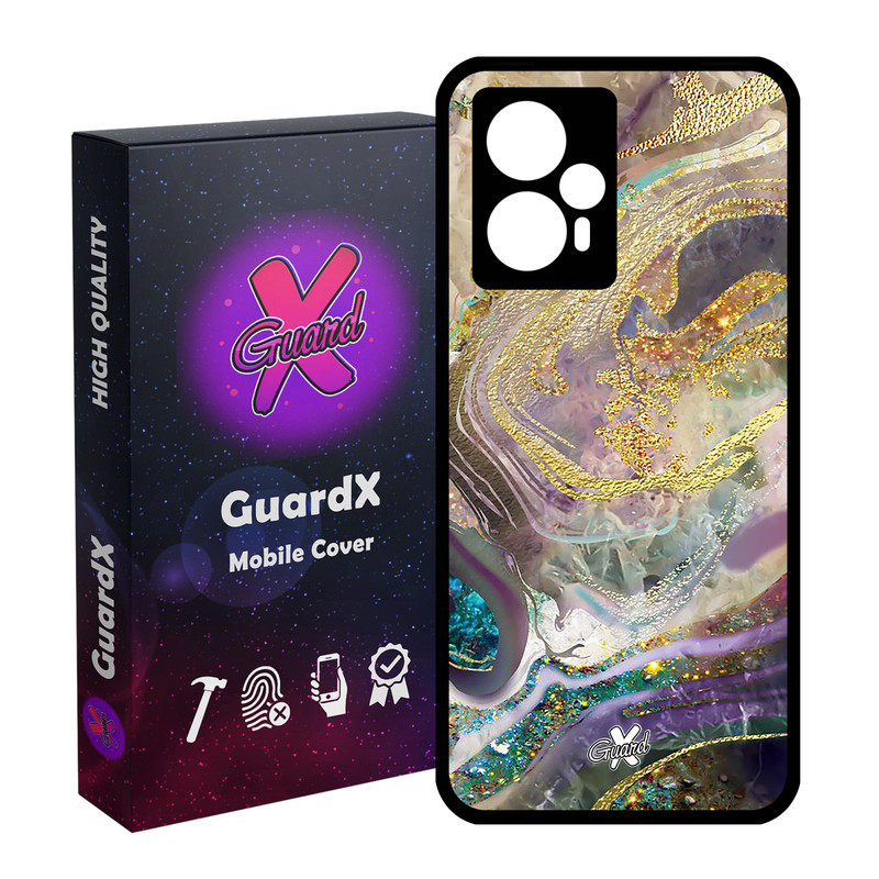 کاور گارد ایکس طرح ماربل مدل Glass10295 مناسب برای گوشی موبایل شیائومی Poco F5/Redmi Note 12 Turbo