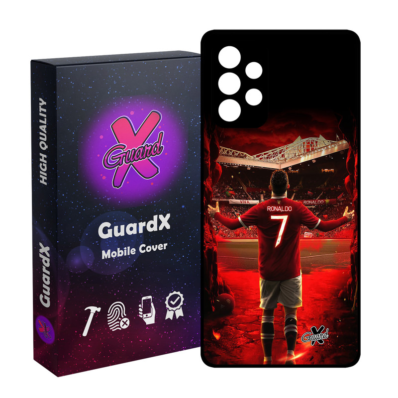 کاور گارد ایکس طرح Ronaldo مدل Glass10397 مناسب برای گوشی موبایل سامسونگ Galaxy A52
