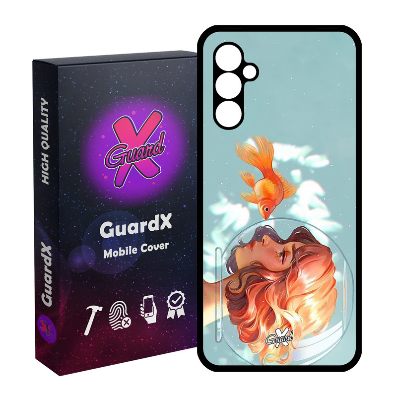 کاور گارد ایکس طرح Girl مدل Glass10020 مناسب برای گوشی موبایل سامسونگ Galaxy A24/A24 4G/M34 5G