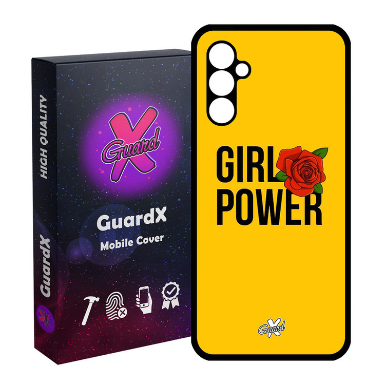 کاور گارد ایکس طرح Girl Power مدل Glass10037 مناسب برای گوشی موبایل سامسونگ Galaxy A24/A24 4G/M34 5G