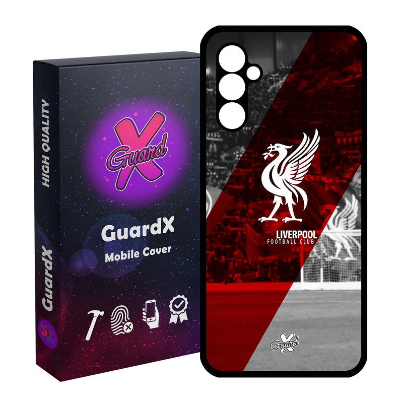 کاور گارد ایکس طرح Liverpool مدل Glass10045 مناسب برای گوشی موبایل سامسونگ Galaxy A24/A24 4G/M34 5G