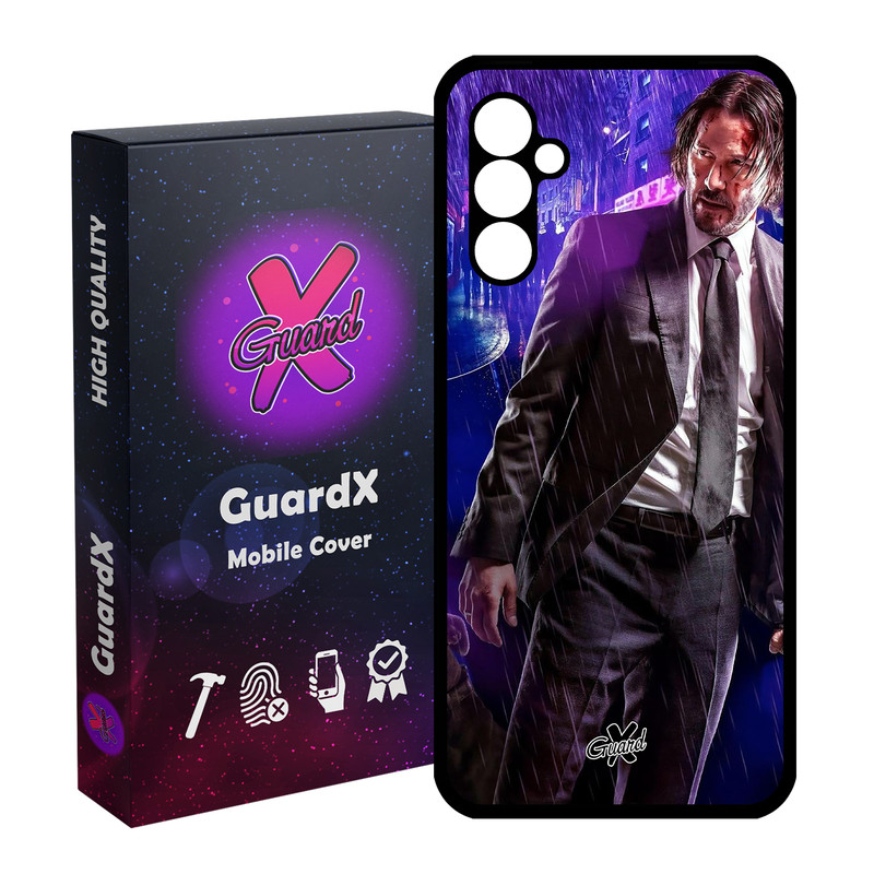 کاور گارد ایکس طرح John Wick مدل Glass10124 مناسب برای گوشی موبایل سامسونگ Galaxy A24/A24 4G/M34 5G