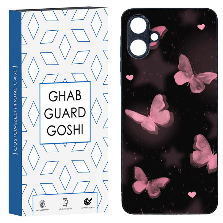 کاور قاب گارد گوشی طرح پروانه کد TPU-182 مناسب برای گوشی موبایل سامسونگ Galaxy A06