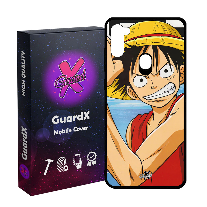 کاور گارد ایکس طرح Luffy Anime مدل Glass10593 مناسب برای گوشی موبایل سامسونگ Galaxy A11/M11
