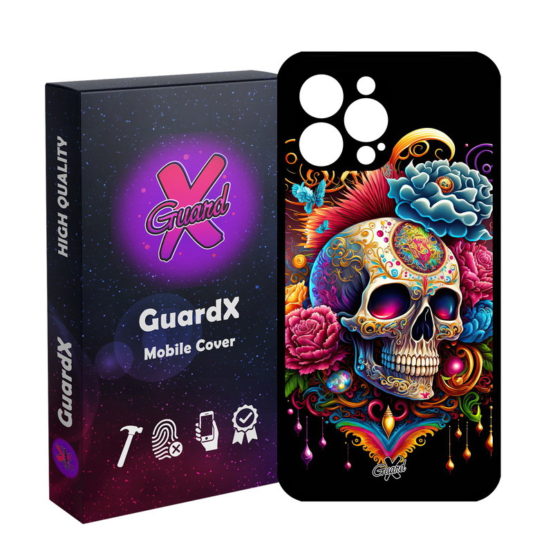 کاور گارد ایکس طرح جمجه مدل Glass10602 مناسب برای گوشی موبایل اپل iPhone 12 Pro