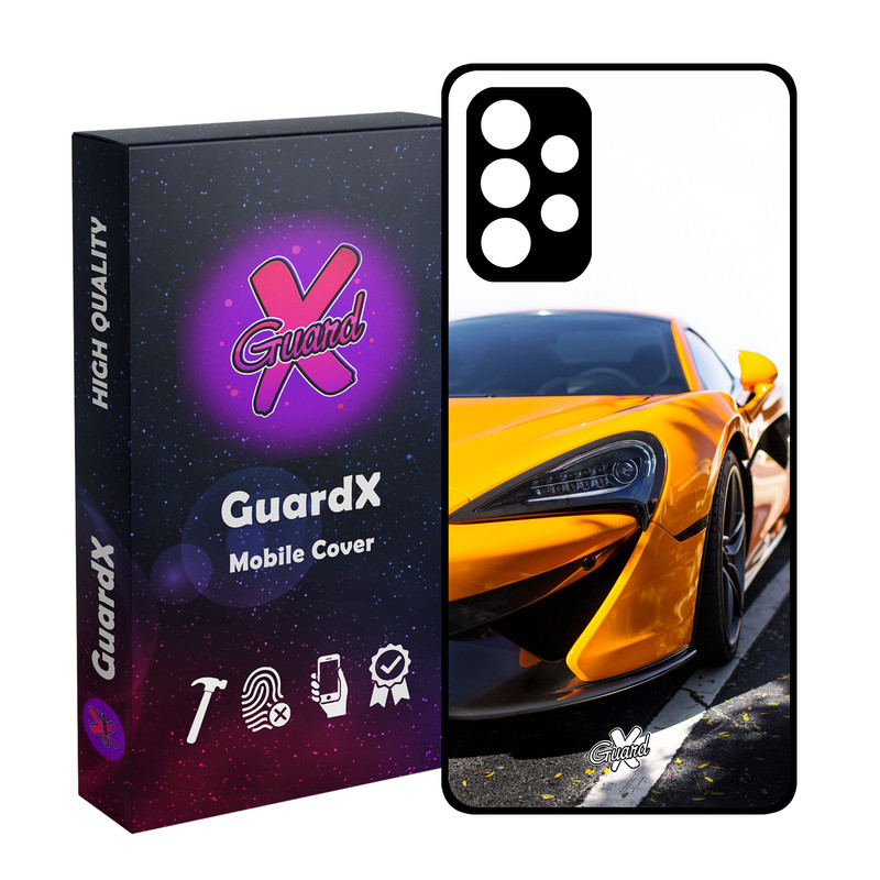 کاور گارد ایکس طرح خودرو مدل Glass10193 مناسب برای گوشی موبایل سامسونگ Galaxy A52