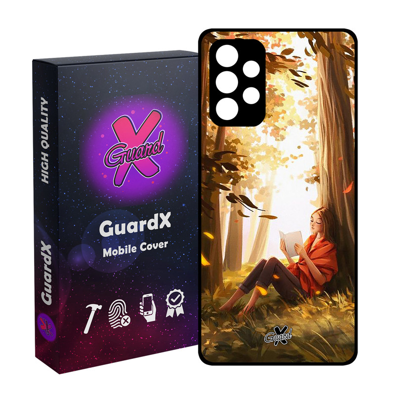 کاور گارد ایکس طرح دختر مدل Glass10276 مناسب برای گوشی موبایل سامسونگ Galaxy A32 4G