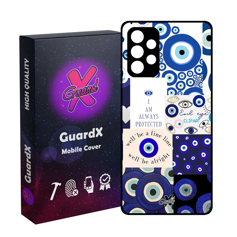 کاور گارد ایکس طرح چشم نظر مدل Glass10430 مناسب برای گوشی موبایل سامسونگ galaxy A32 4G