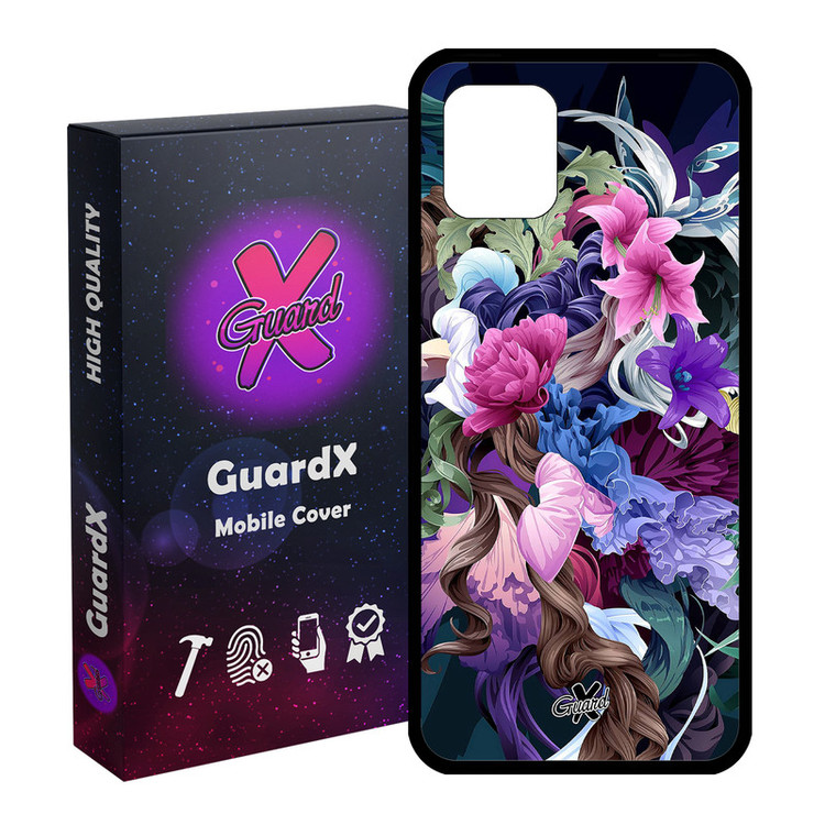 کاور گارد ایکس طرح Flower مدل Glass10172 مناسب برای گوشی موبایل سامسونگ Galaxy Note 10 Lite