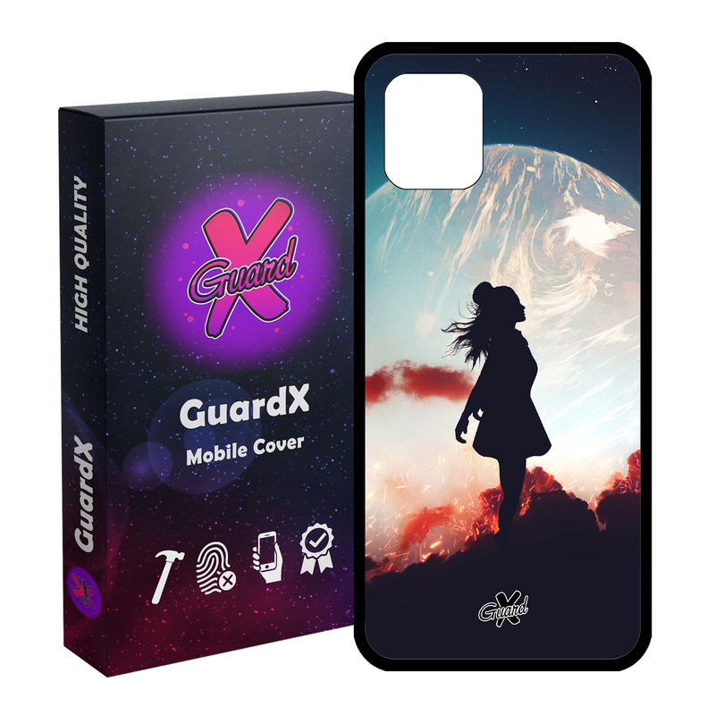کاور گارد ایکس طرح دختر مدل Glass10195 مناسب برای گوشی موبایل سامسونگ Galaxy Note 10 Lite