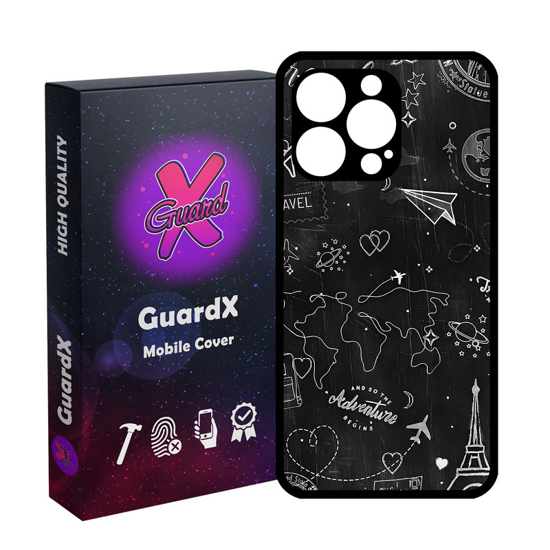 کاور گارد ایکس طرح سفر مدل Glass10778 مناسب برای گوشی موبایل اپل iPhone 13 Pro