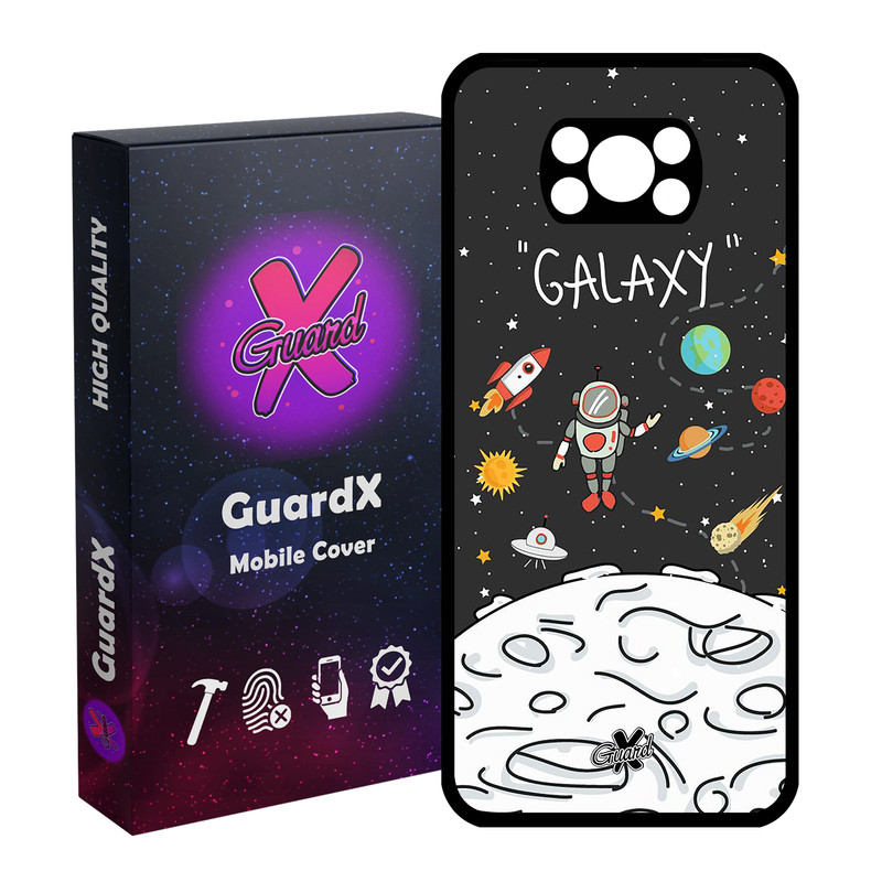 کاور گارد ایکس طرح Galaxy مدل Glass10014 مناسب برای گوشی موبایل شیائومی Poco X3 / Poco X3 NFC