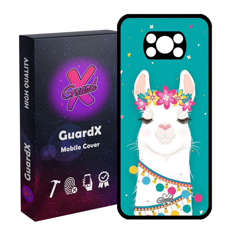 کاور گارد ایکس طرح Llama مدل Glass10017 مناسب برای گوشی موبایل شیائومی Poco X3 / Poco X3 NFC