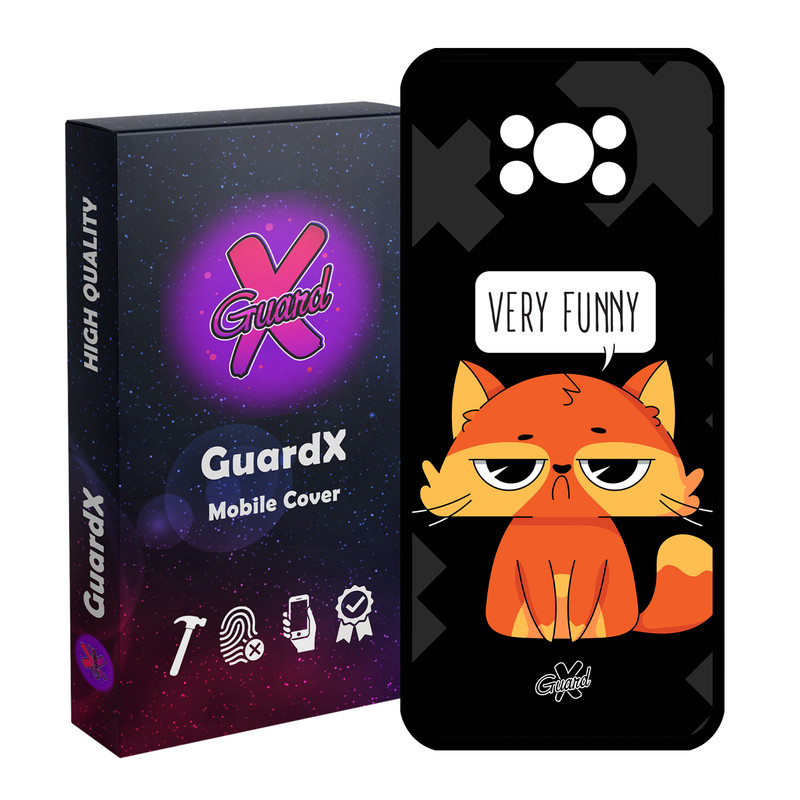 کاور گارد ایکس طرح Funny مدل Glass10161 مناسب برای گوشی موبایل شیائومی Poco X3 Pro