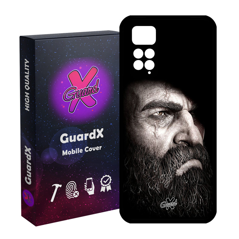 کاور گارد ایکس طرح God of War مدل Glass10100 مناسب برای گوشی موبایل شیائومی Redmi Note 11S/ Note 11 4G