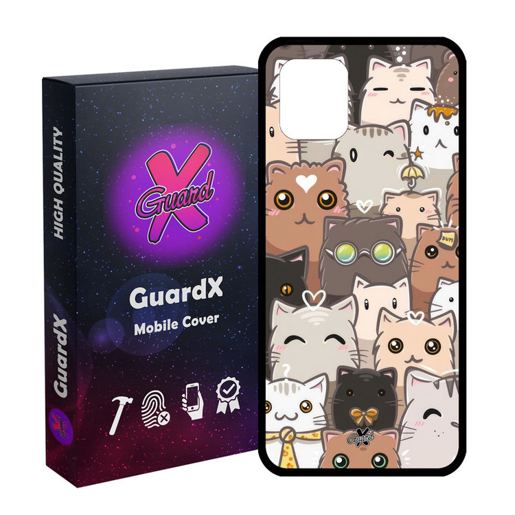 کاور گارد ایکس طرح Cat مدل Glass10674 مناسب برای گوشی موبایل سامسونگ Galaxy Note 10 Lite / A81