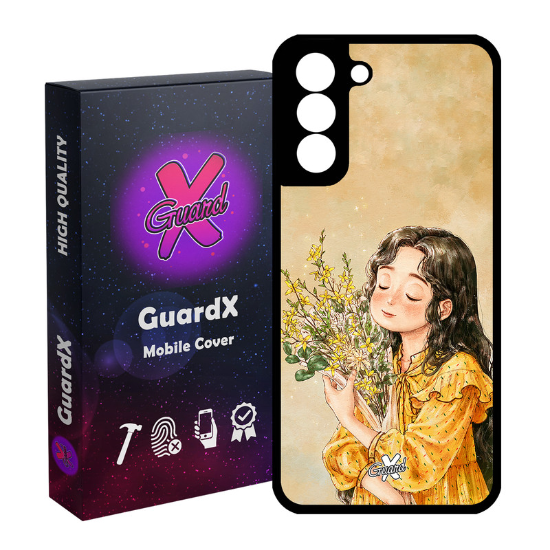کاور گارد ایکس طرح دختر مدل Glass10232 مناسب برای گوشی موبایل سامسونگ Galaxy S21 FE