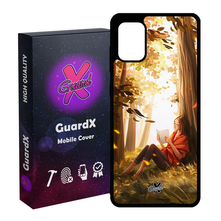 کاور گارد ایکس طرح دختر مدل Glass10276 مناسب برای گوشی موبایل سامسونگ Galaxy A51