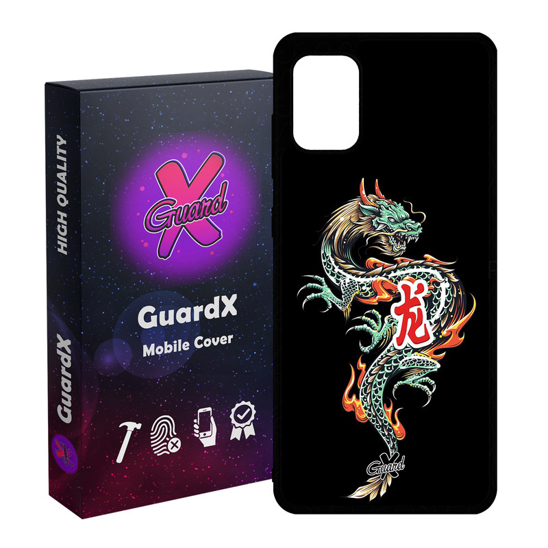 کاور گارد ایکس طرح Dragon مدل Glass10296 مناسب برای گوشی موبایل سامسونگ Galaxy A31
