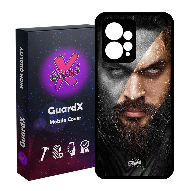 کاور گارد ایکس طرح Aqua Man مدل Glass10362 مناسب برای گوشی موبایل شیائومی Redmi Note 12 4G