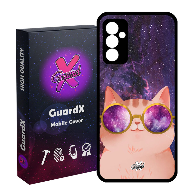کاور گارد ایکس طرح Cat مدل Glass10078 مناسب برای گوشی موبایل سامسونگ Galaxy A34 / A34 5G