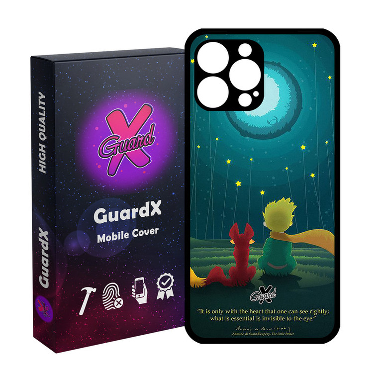 کاور گارد ایکس طرح Little Prince مدل Glass10053 مناسب برای گوشی موبایل اپل iPhone 13 Pro Max