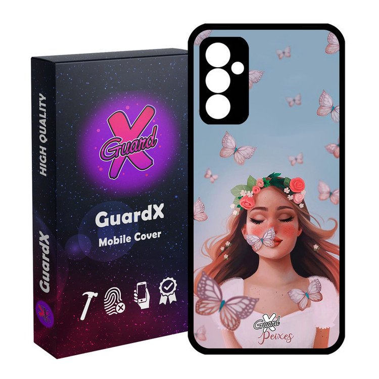 کاور گارد ایکس طرح Girl مدل Glass10380 مناسب برای گوشی موبایل سامسونگ Galaxy A54 / A54 5G