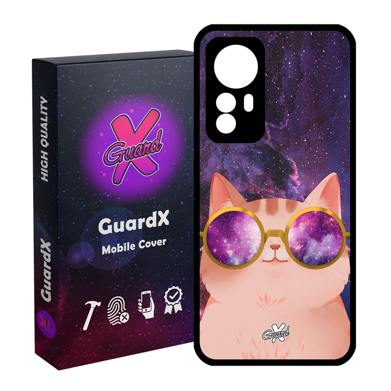 کاور گارد ایکس طرح Cat مدل Glass10078 مناسب برای گوشی موبایل شیائومی Redmi Note 12S