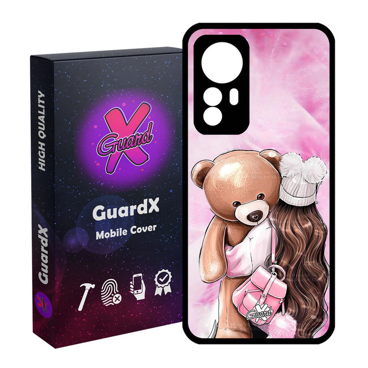 کاور گارد ایکس طرح Girl مدل Glass10088 مناسب برای گوشی موبایل شیائومی Redmi Note 12S