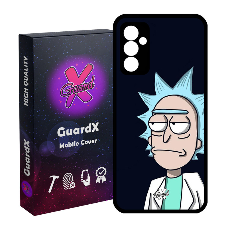 کاور گارد ایکس طرح Rick and Morty مدل Glass10030 مناسب برای گوشی موبایل سامسونگ Galaxy A54 / A54 5G