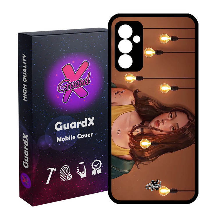 کاور گارد ایکس طرح Girl مدل Glass10034 مناسب برای گوشی موبایل سامسونگ Galaxy A54 / A54 5G