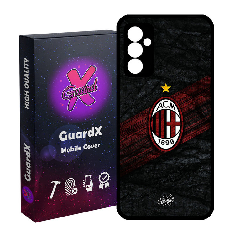 کاور گارد ایکس طرح AC Milan مدل Glass10057 مناسب برای گوشی موبایل سامسونگ Galaxy A54 / A54 5G