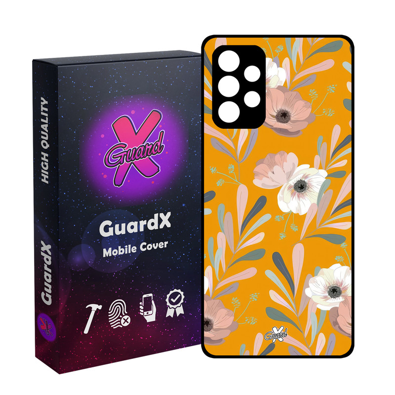 کاور گارد ایکس طرح Flower مدل Glass10647 مناسب برای گوشی موبایل سامسونگ Galaxy A32 4G