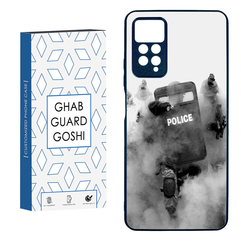 کاور قاب گارد گوشی طرح police کد TPUBA-136 مناسب برای گوشی موبایل شیائومی Redmi Note 11 pro 4G / Note 11 pro 5G / Note 12 pro 4G