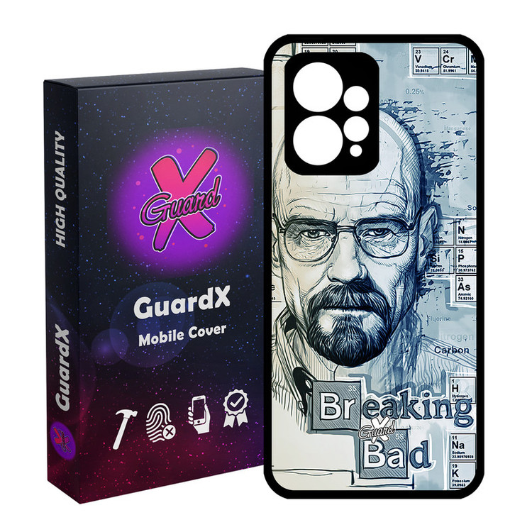 کاور گارد ایکس طرح Breaking Bad مدل Glass10202 مناسب برای گوشی موبایل شیائومی Redmi Note 12 4G