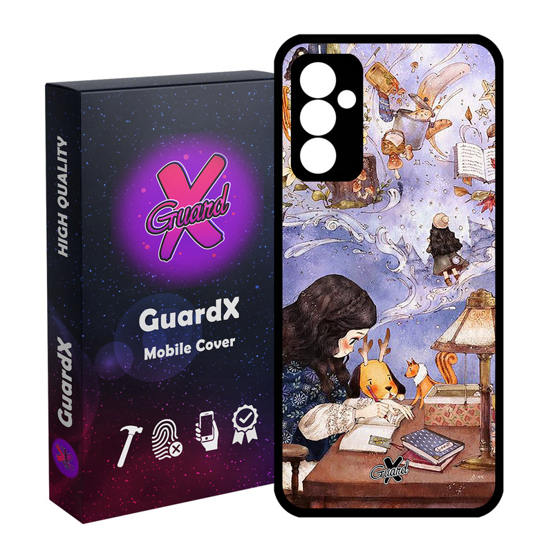 کاور گارد ایکس طرح دختر مدل Glass10293 مناسب برای گوشی موبایل سامسونگ Galaxy A14 / A14 5G