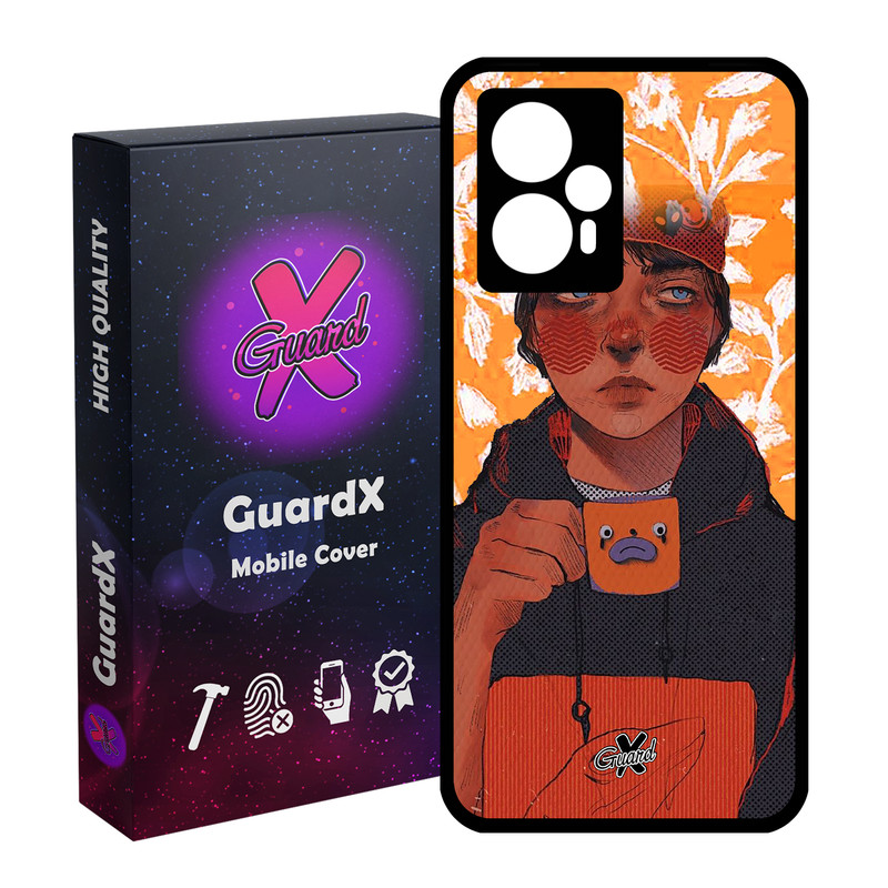 کاور گارد ایکس طرح Girl مدل Glass10319 مناسب برای گوشی موبایل شیائومی Poco F5/Redmi Note 12 Turbo