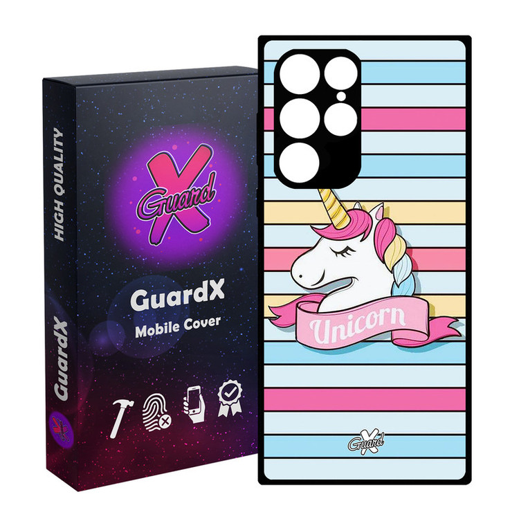 کاور گارد ایکس طرح Unicorn مدل Glass10018 مناسب برای گوشی موبایل سامسونگ Galaxy S23 Ultra
