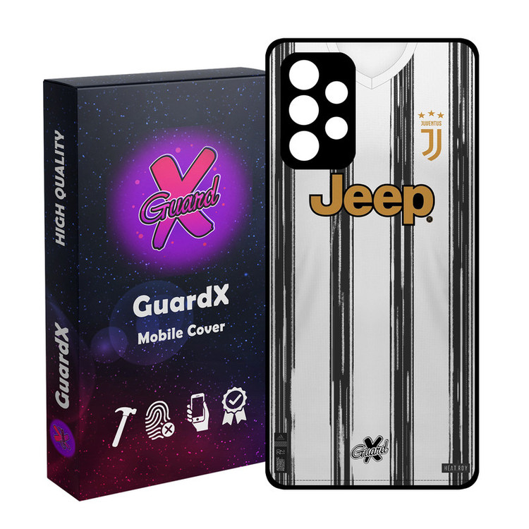 کاور گارد ایکس طرح یوونتوس مدل Glass10229 مناسب برای گوشی موبایل سامسونگ Galaxy A73