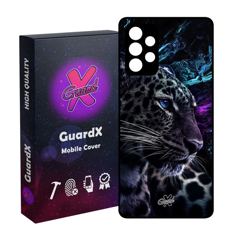 کاور گارد ایکس طرح پلنگ مدل Glass10250 مناسب برای گوشی موبایل سامسونگ Galaxy A73