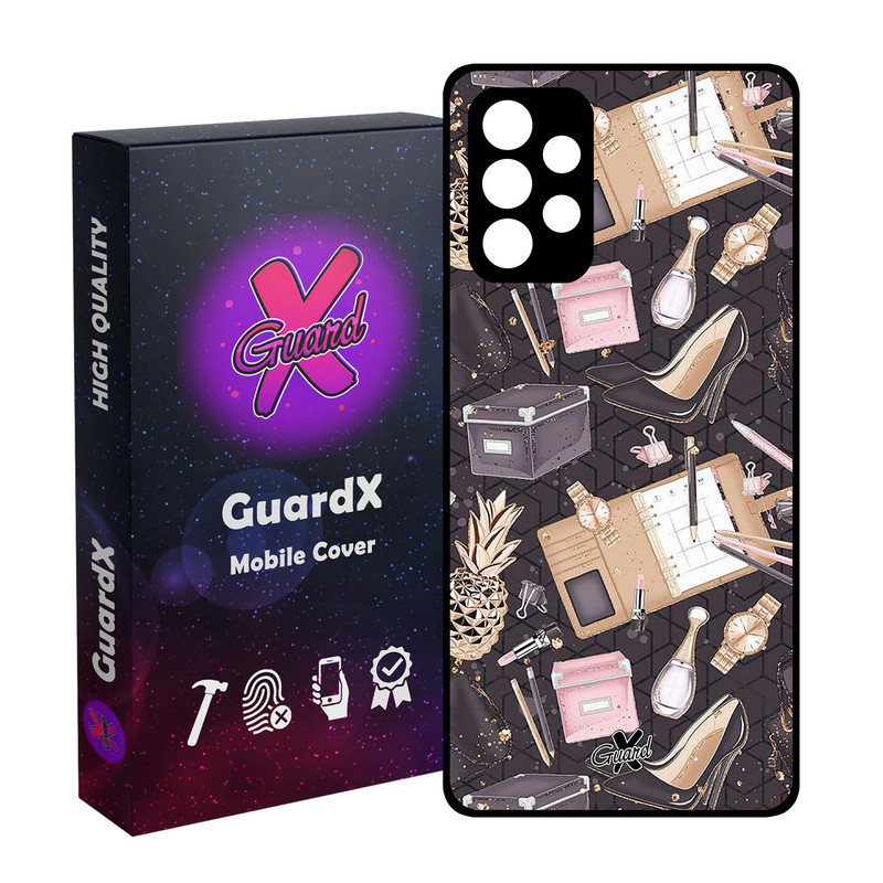 کاور گارد ایکس طرح دخترانه مدل Glass10310 مناسب برای گوشی موبایل سامسونگ Galaxy A73