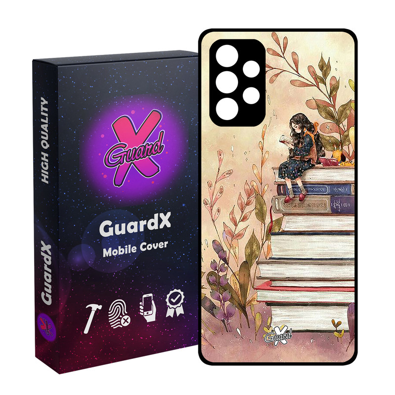 کاور گارد ایکس طرح دختر مدل Glass10313 مناسب برای گوشی موبایل سامسونگ Galaxy A73