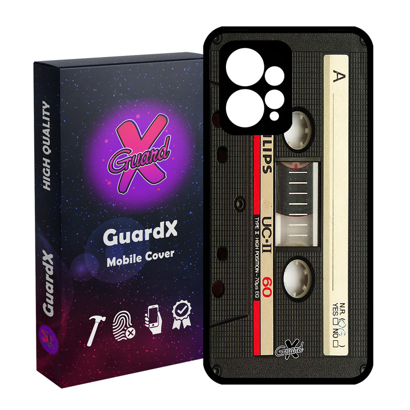 کاور گارد ایکس طرح Cassette مدل Glass10063 مناسب برای گوشی موبایل شیائومی Redmi Note 12 4G