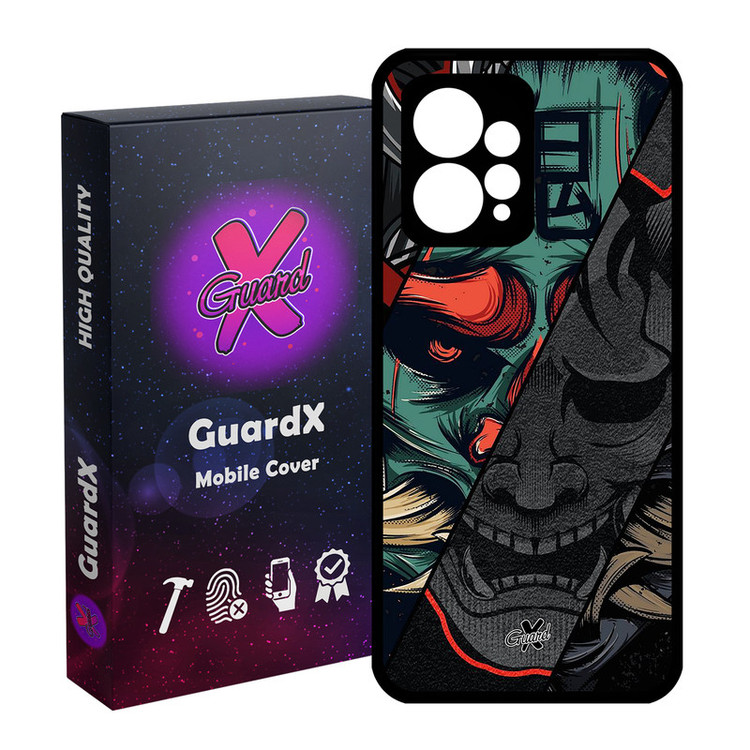 کاور گارد ایکس طرح سامورایی مدل Glass10529 مناسب برای گوشی موبایل شیائومی Redmi Note 12 4G