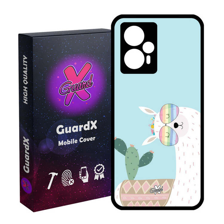 کاور گارد ایکس طرح لاما مدل Glass10644 مناسب برای گوشی موبایل شیائومی Poco F5/Redmi Note 12 Turbo